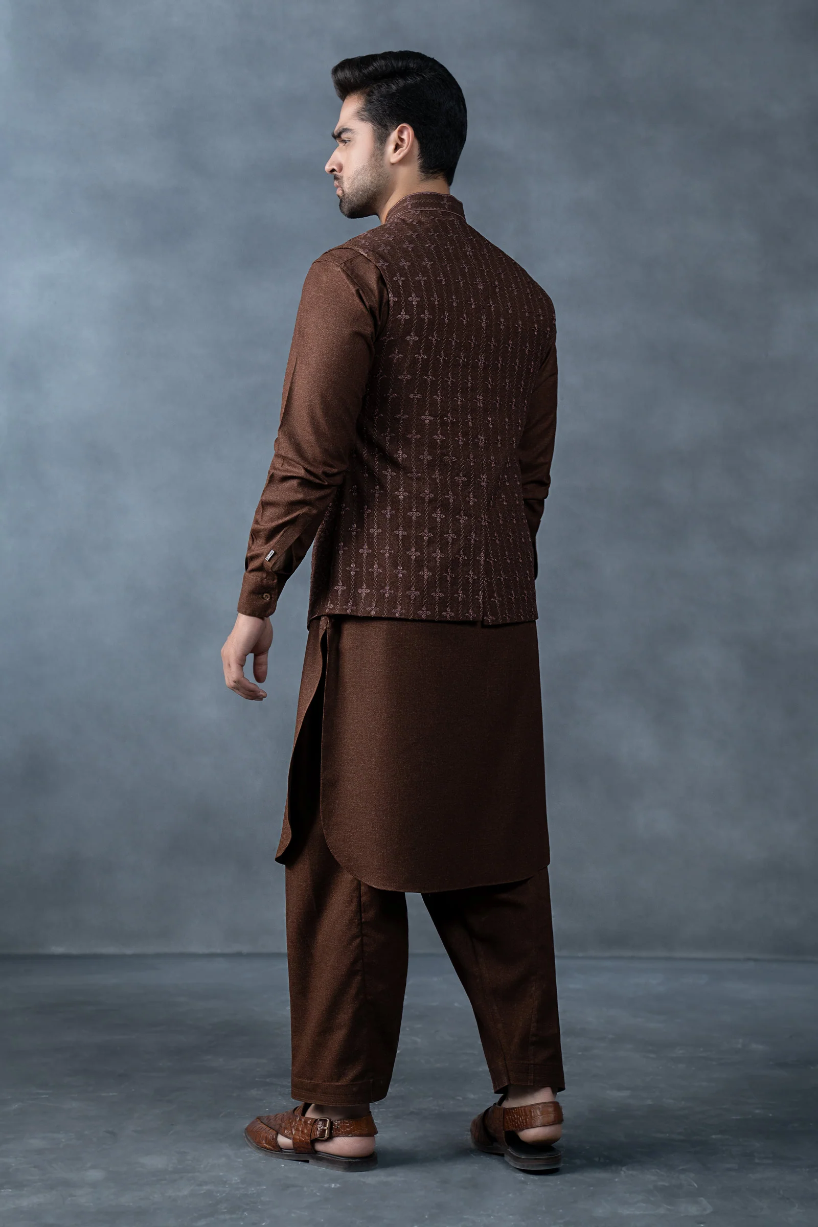 3 Piece Markhor (Polo) Wool Suit - Image 6