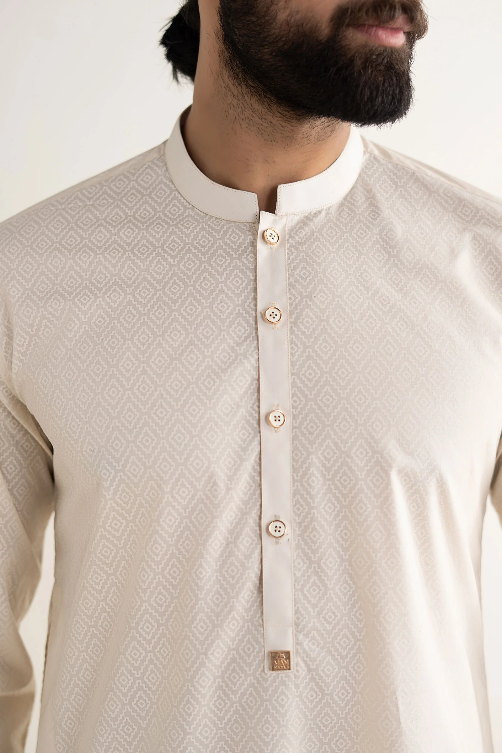 Printed Blended Kurta - Image 3