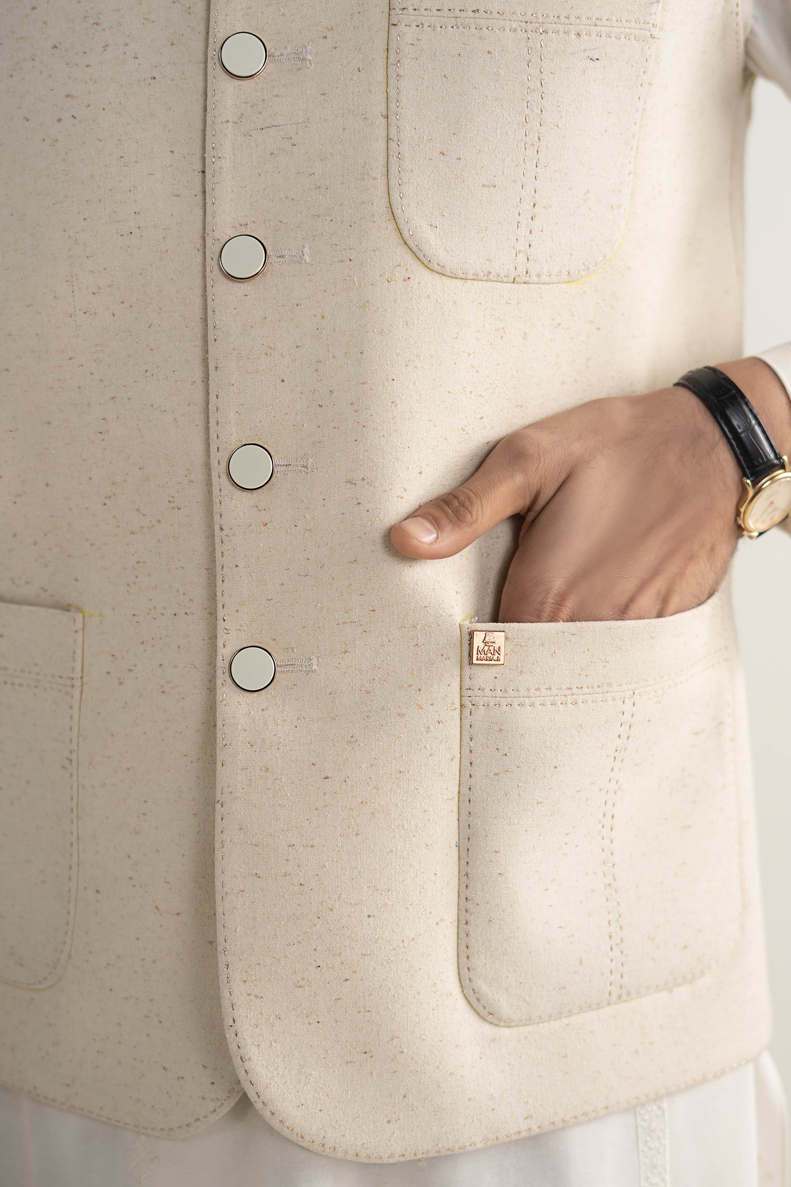 Pure Karandi Waistcoat - Image 6
