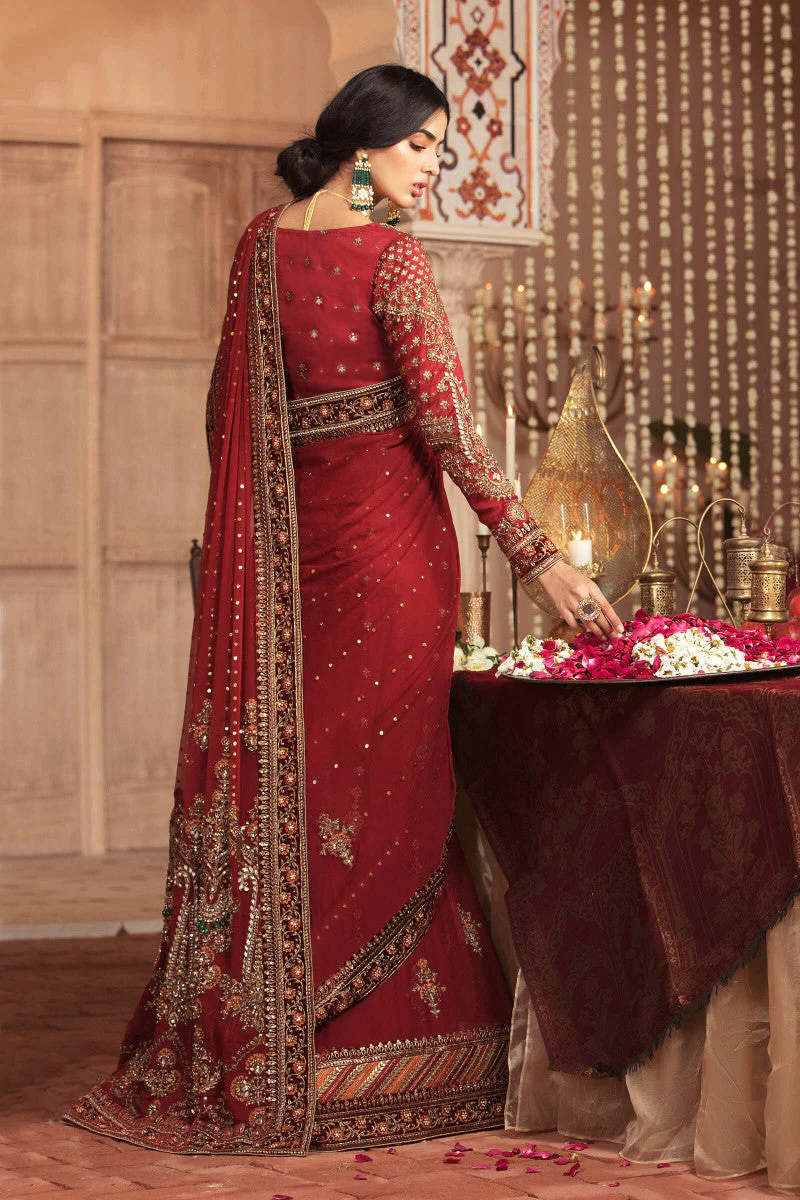MARIA B. Couture Deep Red MC-038 - Image 3