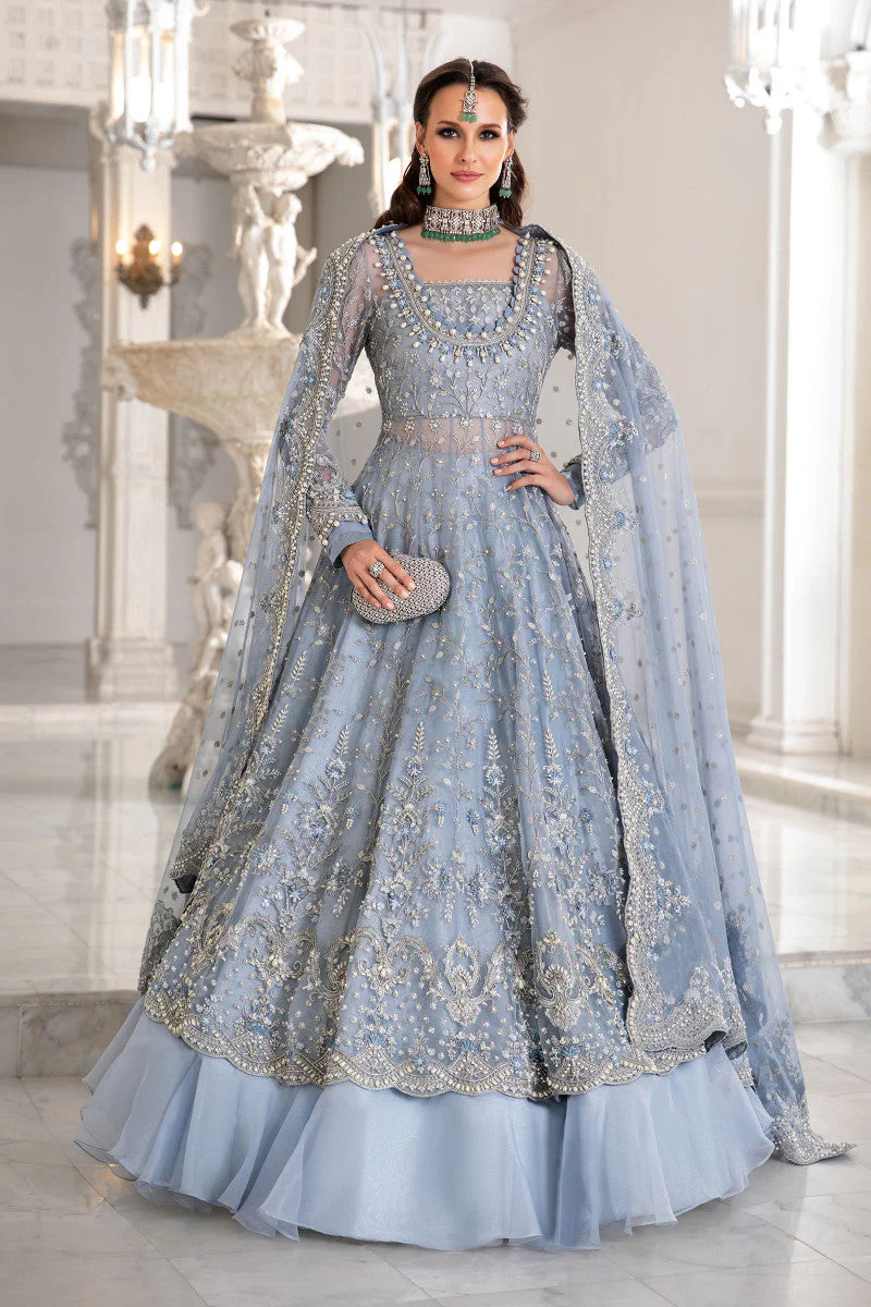 Maria B. Couture Ice Blue MC-041 - Image 2