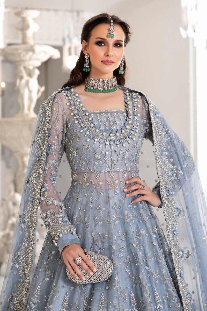 Maria B. Couture Ice Blue MC-041 - Image 3