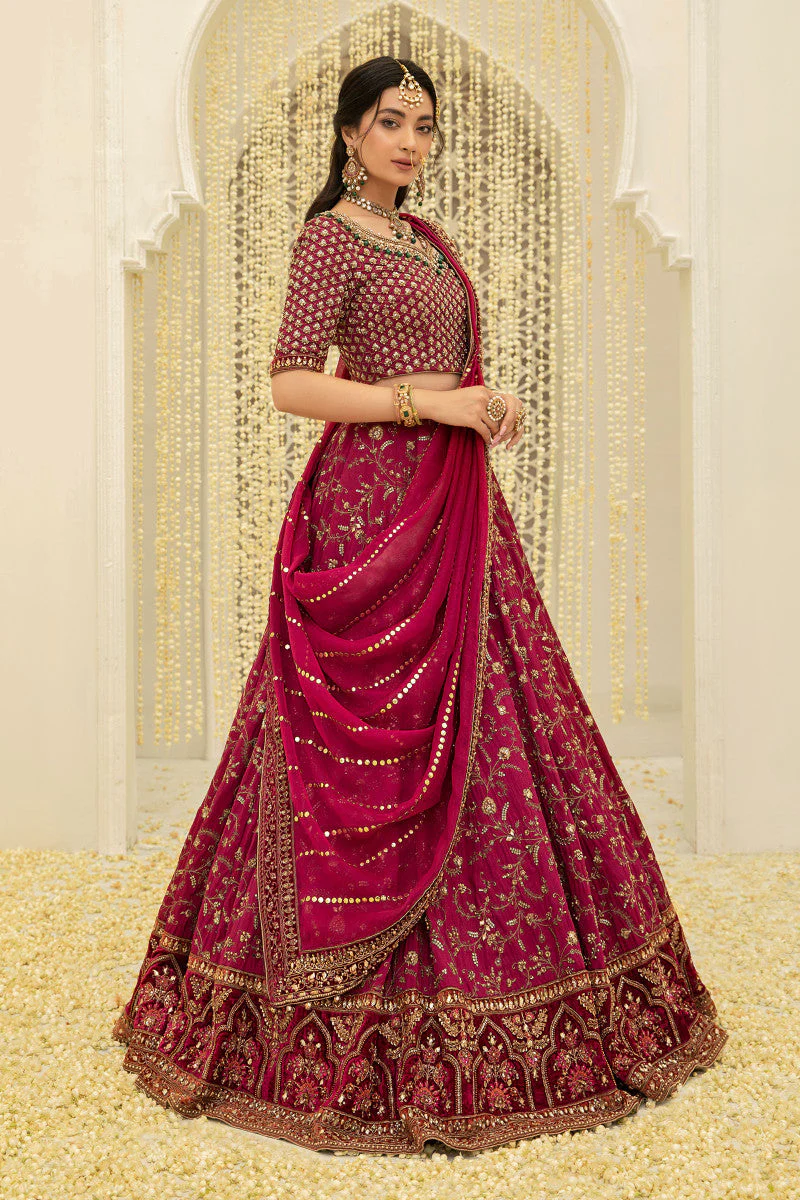Maria B. Couture Crimson MC-048 - Image 3