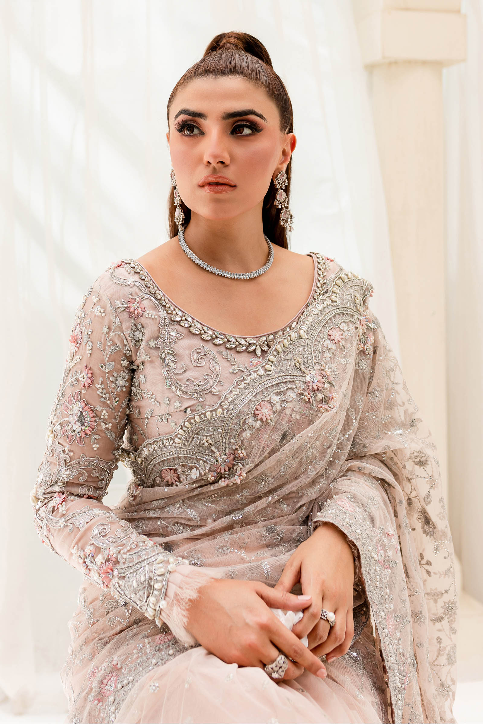 Maria B. Couture Pale Pink MC-909 - Image 2