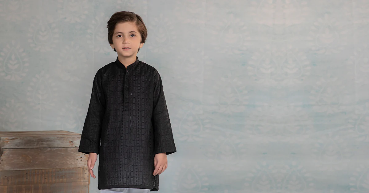 Embroidered Cotton Kurta - Image 8