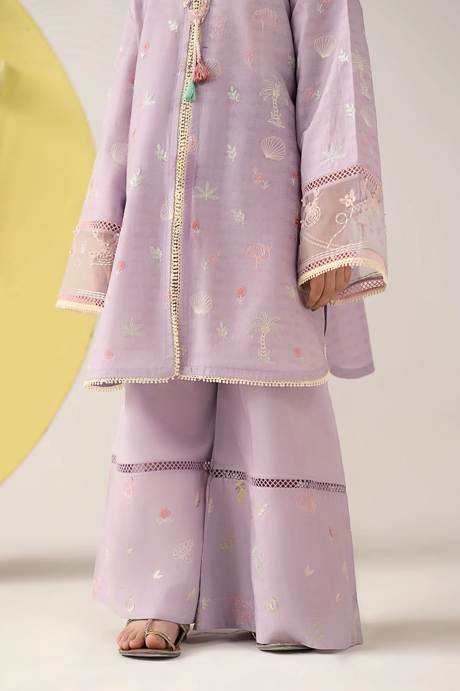 2 Piece Embroidered Dobby Lawn Suit - Image 4