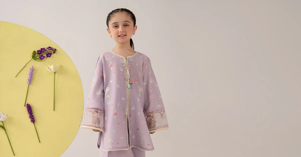 2 Piece Embroidered Dobby Lawn Suit - Image 7
