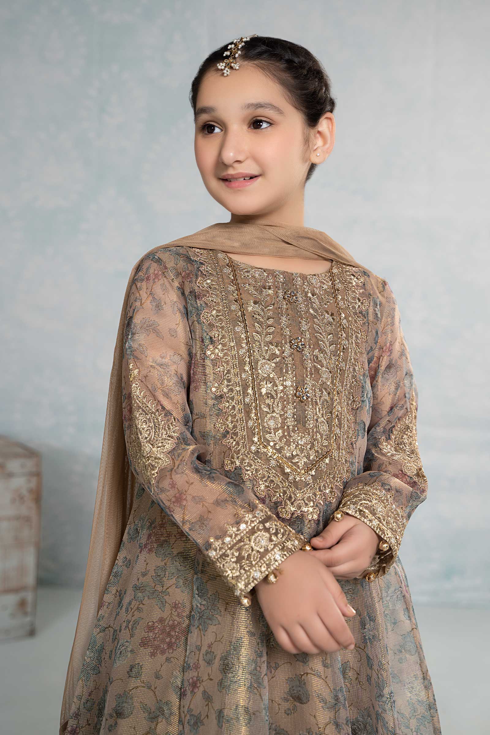 3 Piece Masoori Net Suit - Image 3