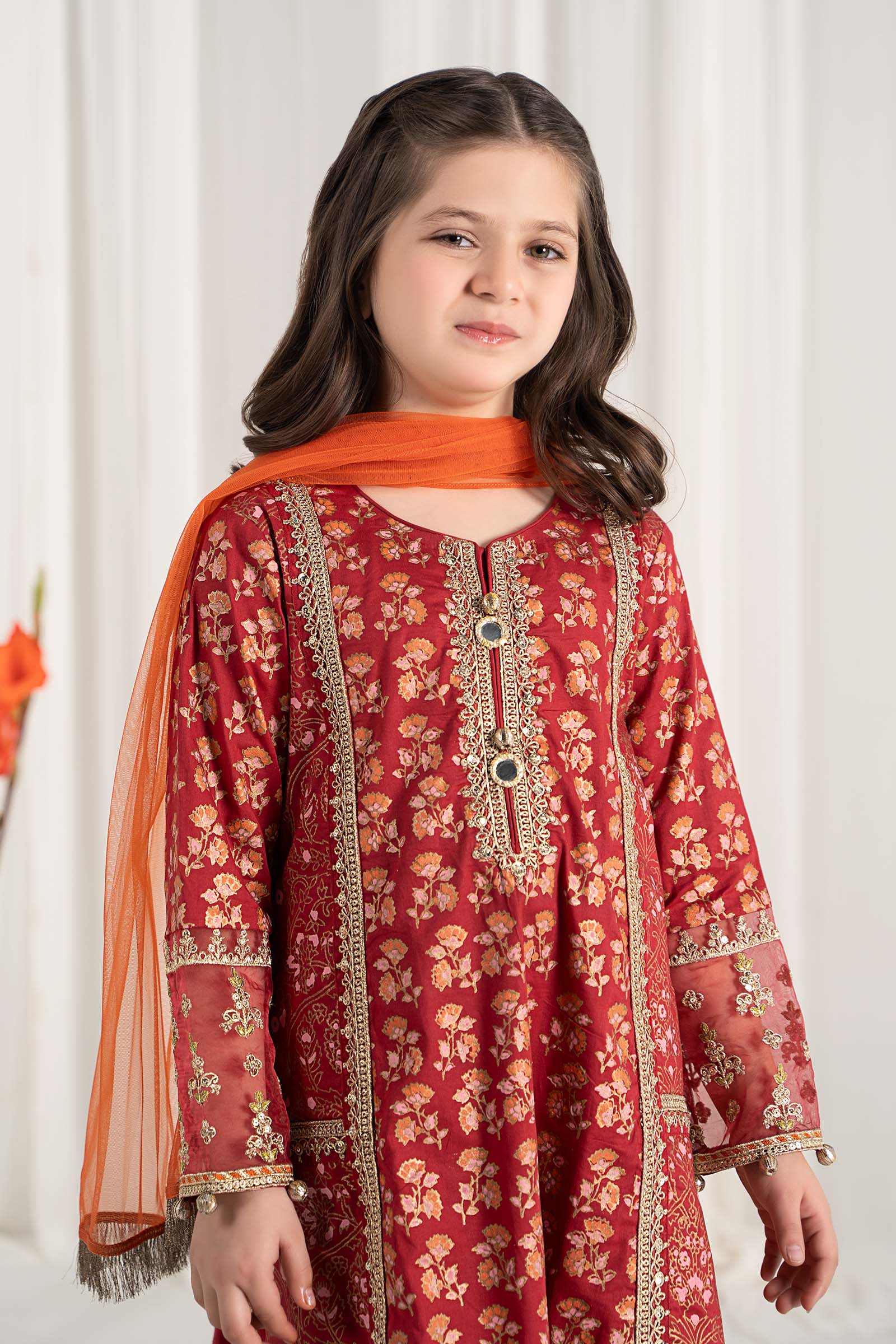 3 Piece Embroidered Lawn Suit - Image 2