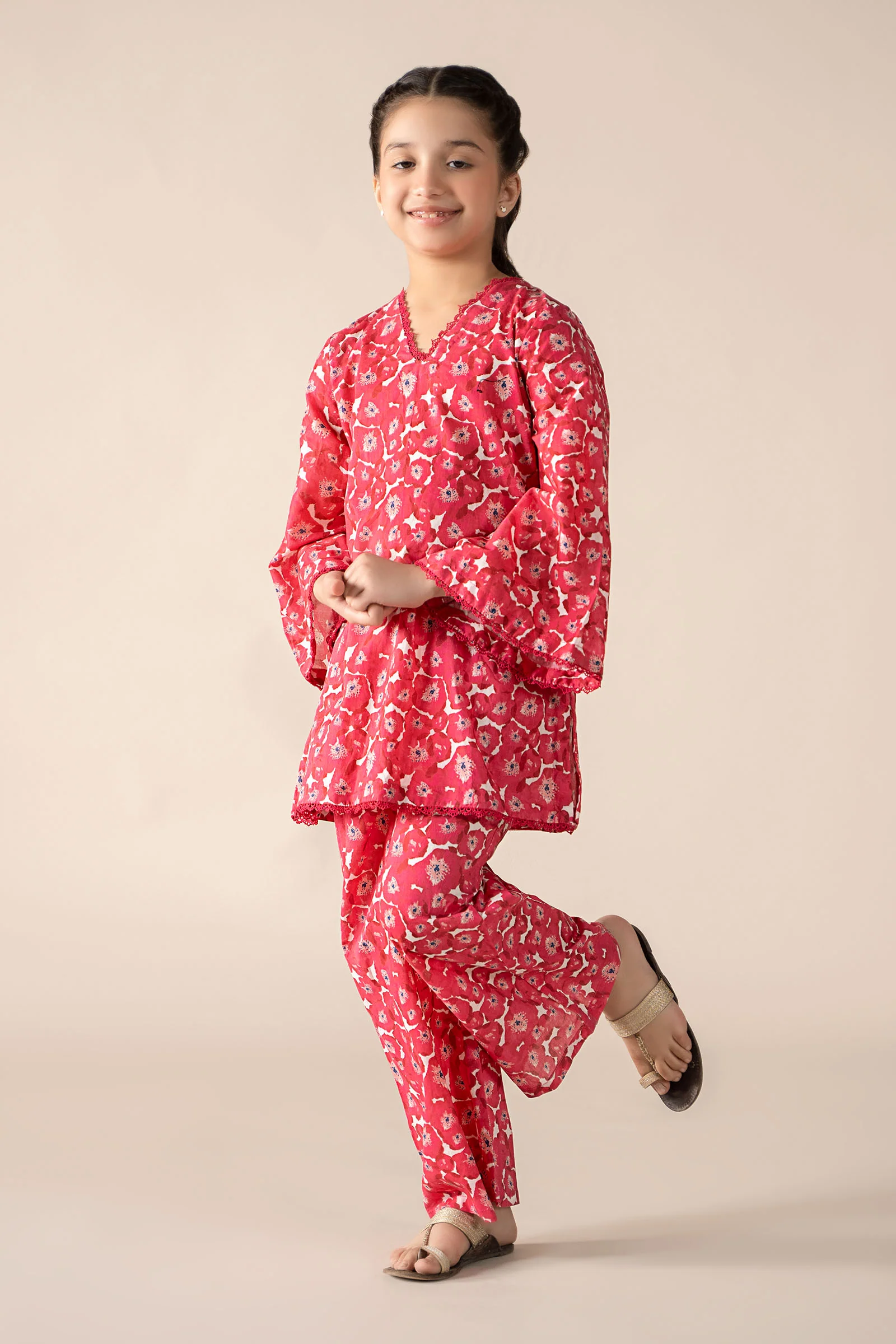 2 Piece Printed Lawn Suit - Image 4