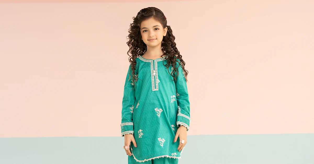 2 Piece Embroidered Dobby Lawn Suit - Image 8