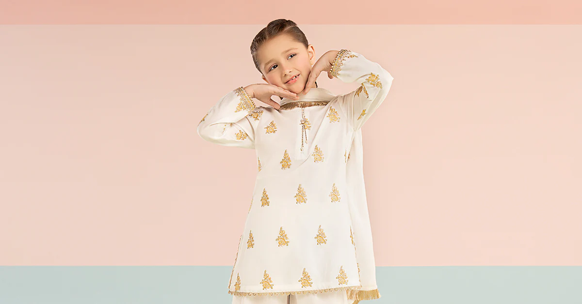 3 Piece Embroidered Dobby Lawn Suit - Image 10