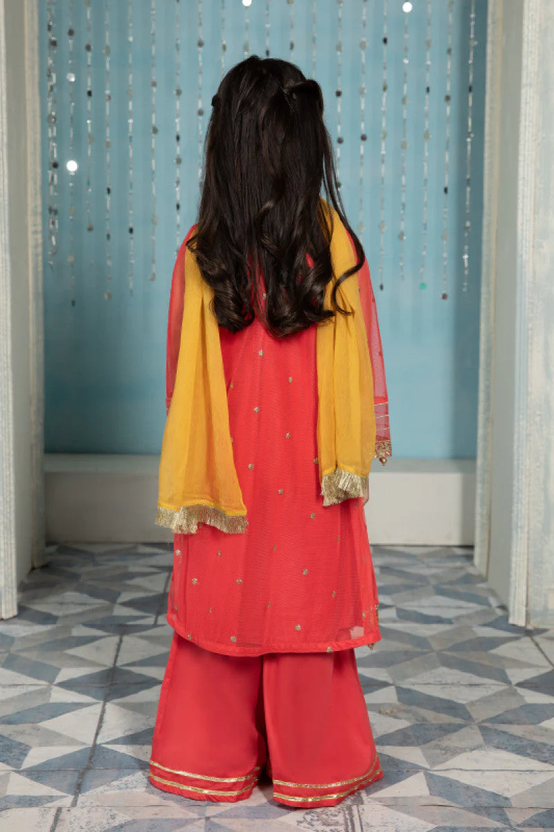 Suit Coral Pink MKS-EA22-05 - Image 4