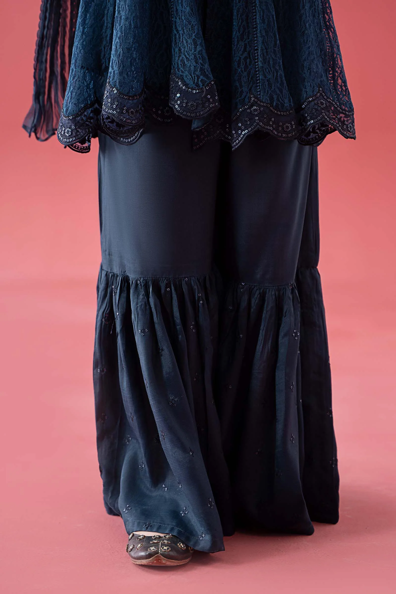 3 Piece Embroidered Chantelle Suit - Image 3