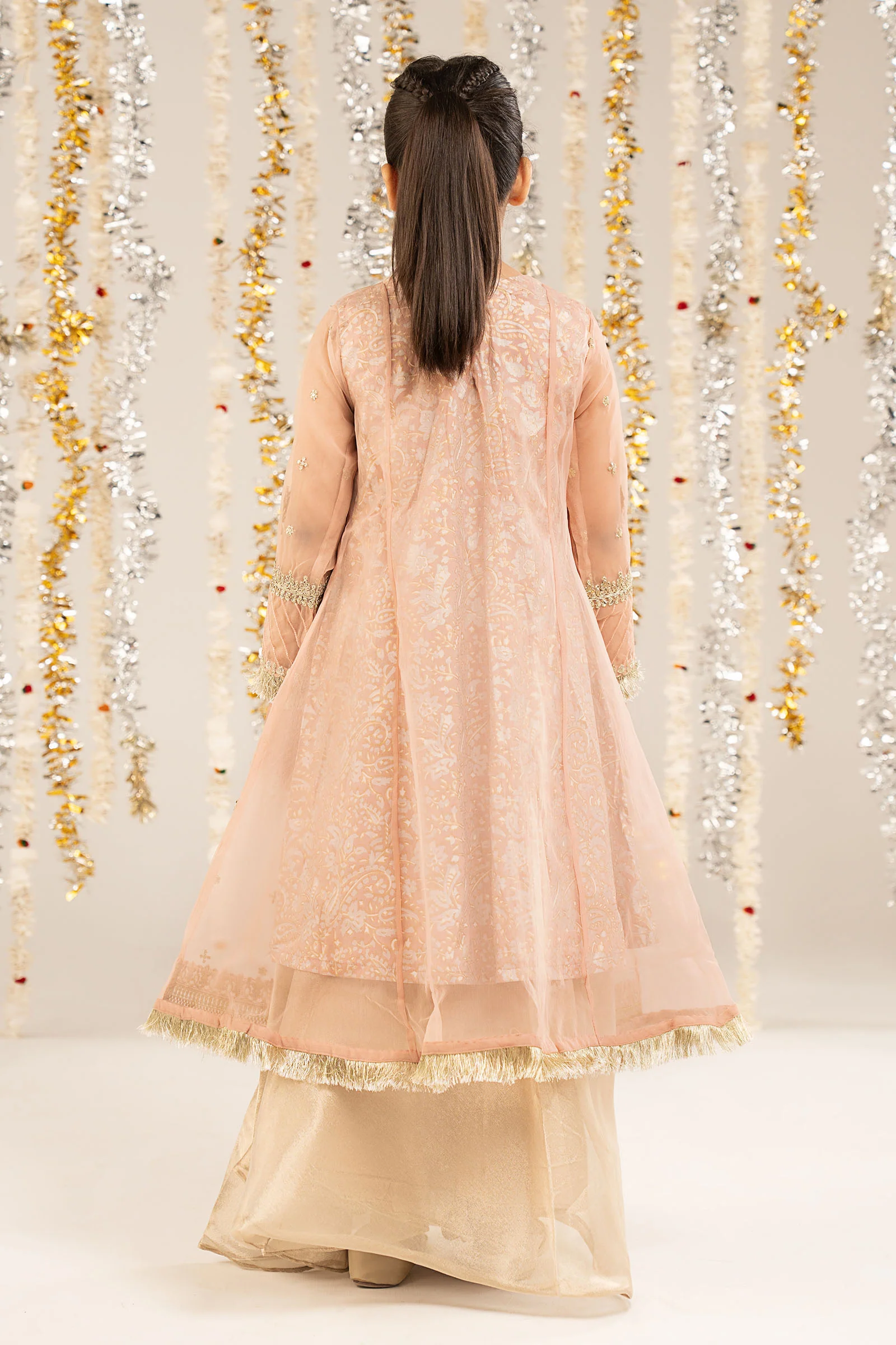 2 Piece Embroidered Organza Suit - Image 8