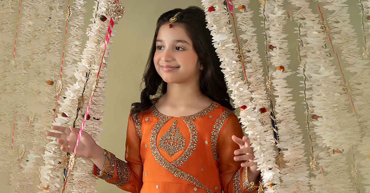 3 Piece Embroidered Organza Suit - Image 8