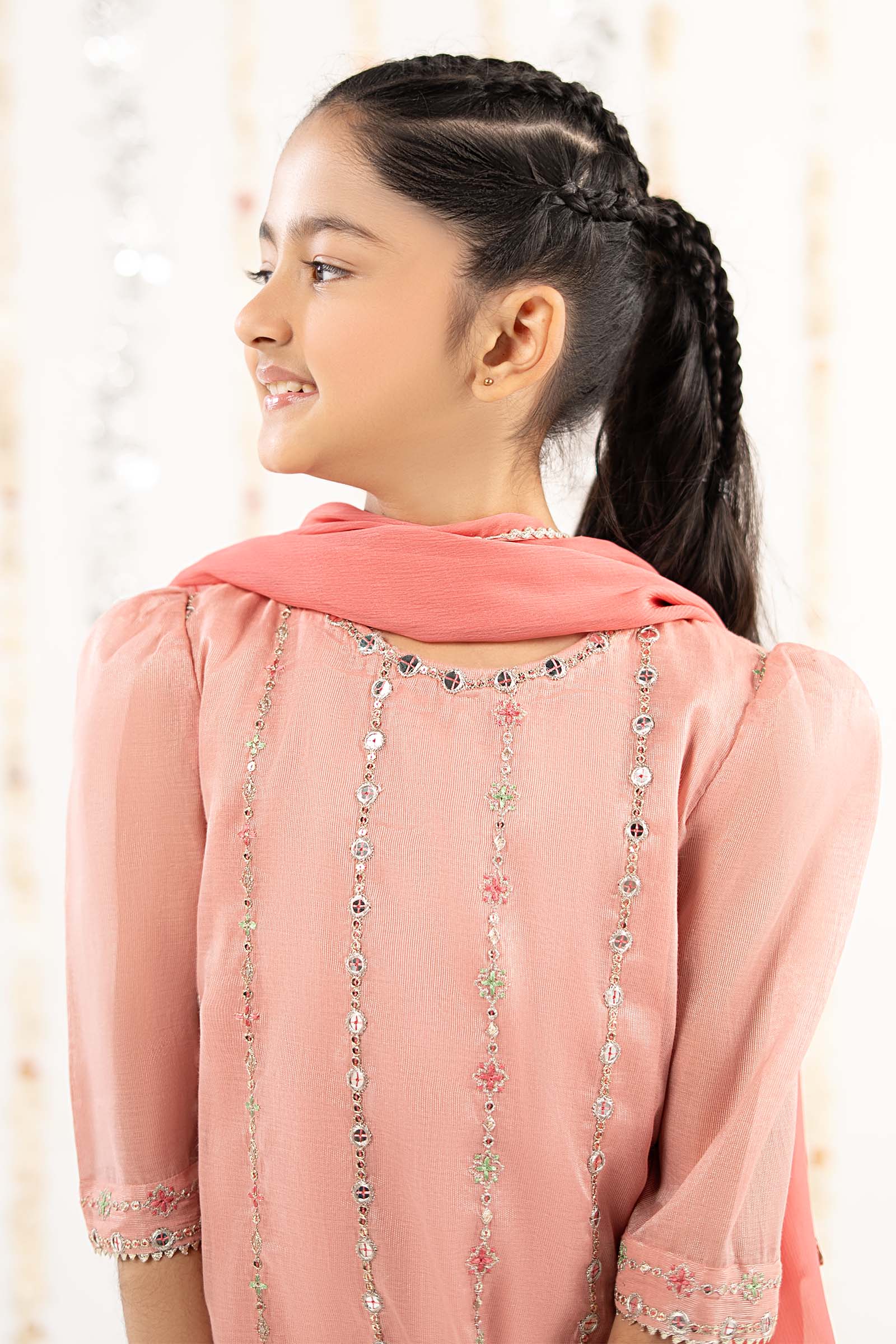 3 Piece Embroidered Masoori Suit - Image 3