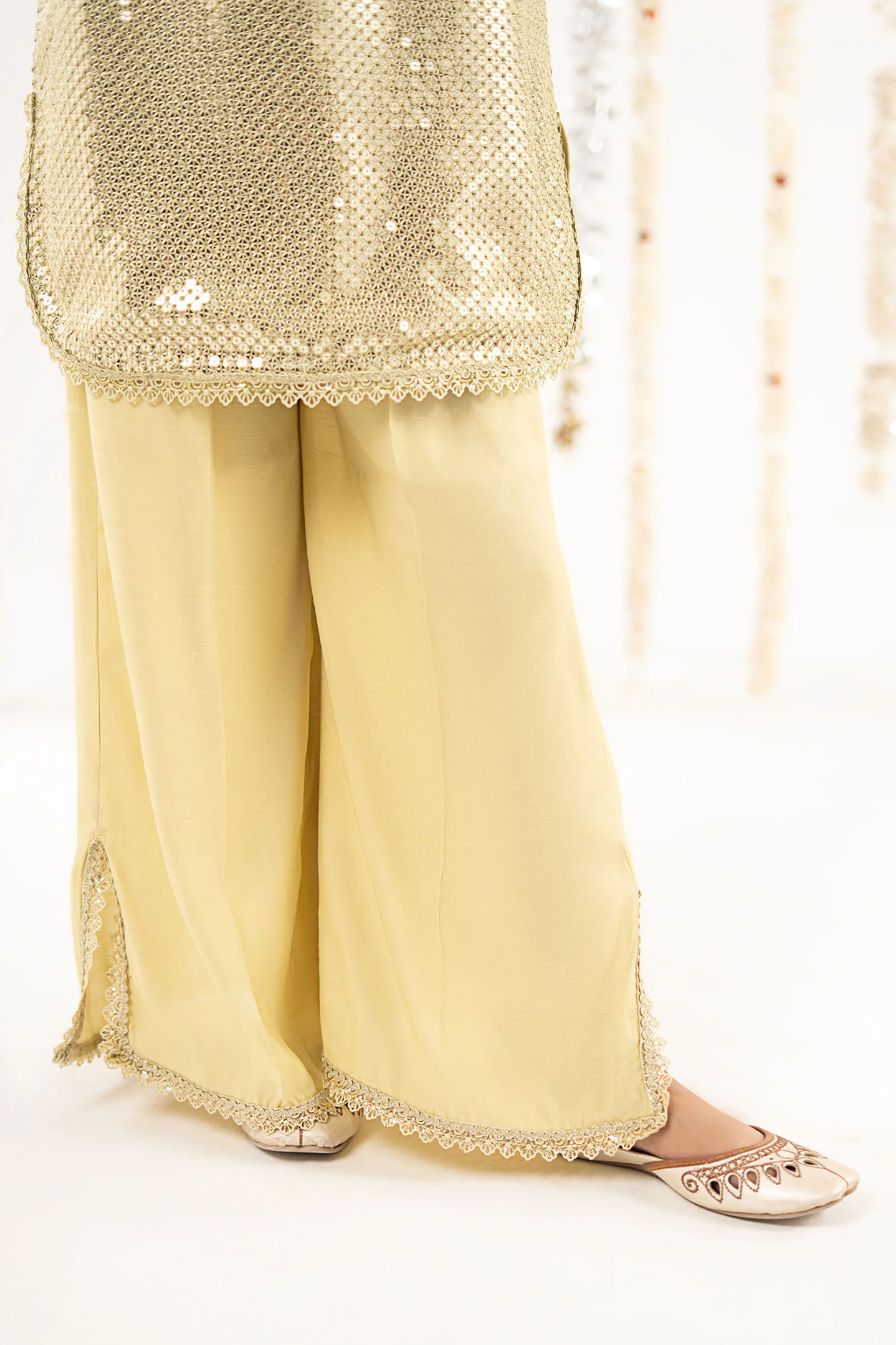 3 Piece Embroidered Chiffon Suit - Image 4