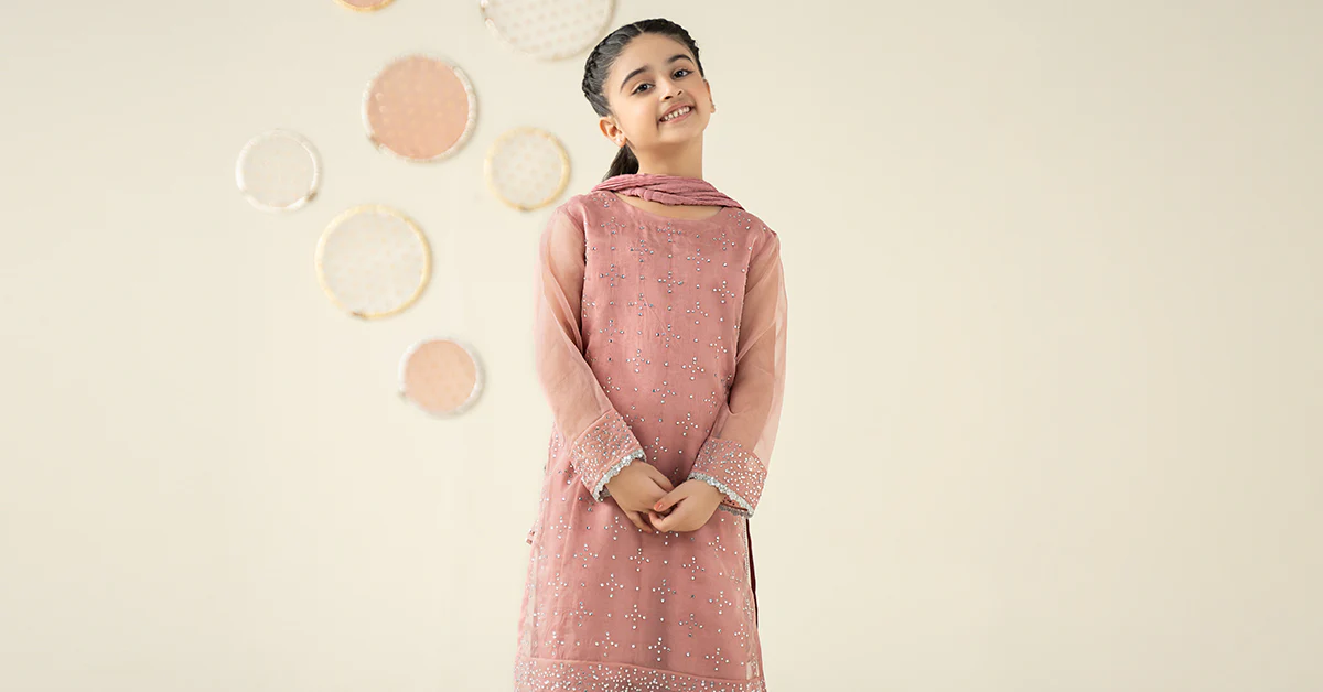 3 Piece Embellished Organza Suit - Image 7