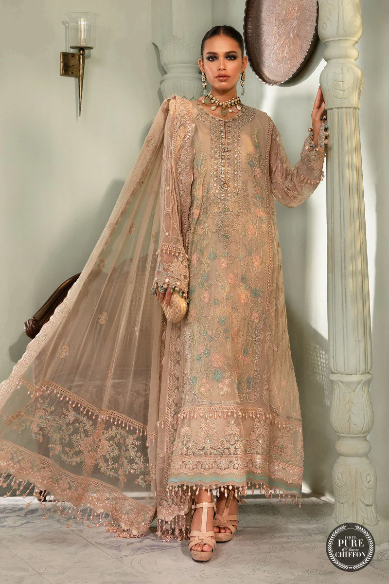 Unstitched Chiffon - MPC-22-206-Nude Pink