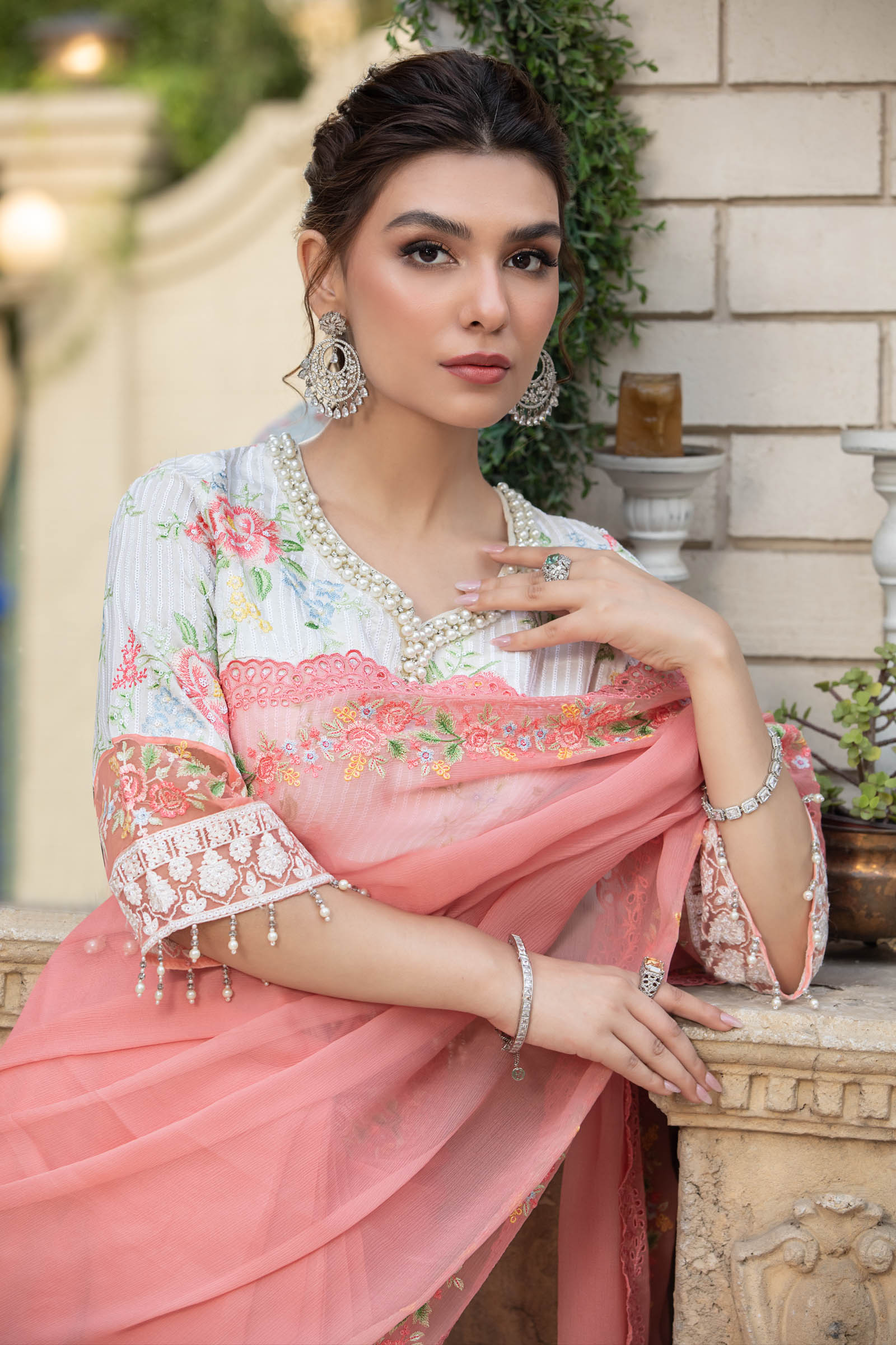 Saree Pink SF-EF23-31 - Image 3