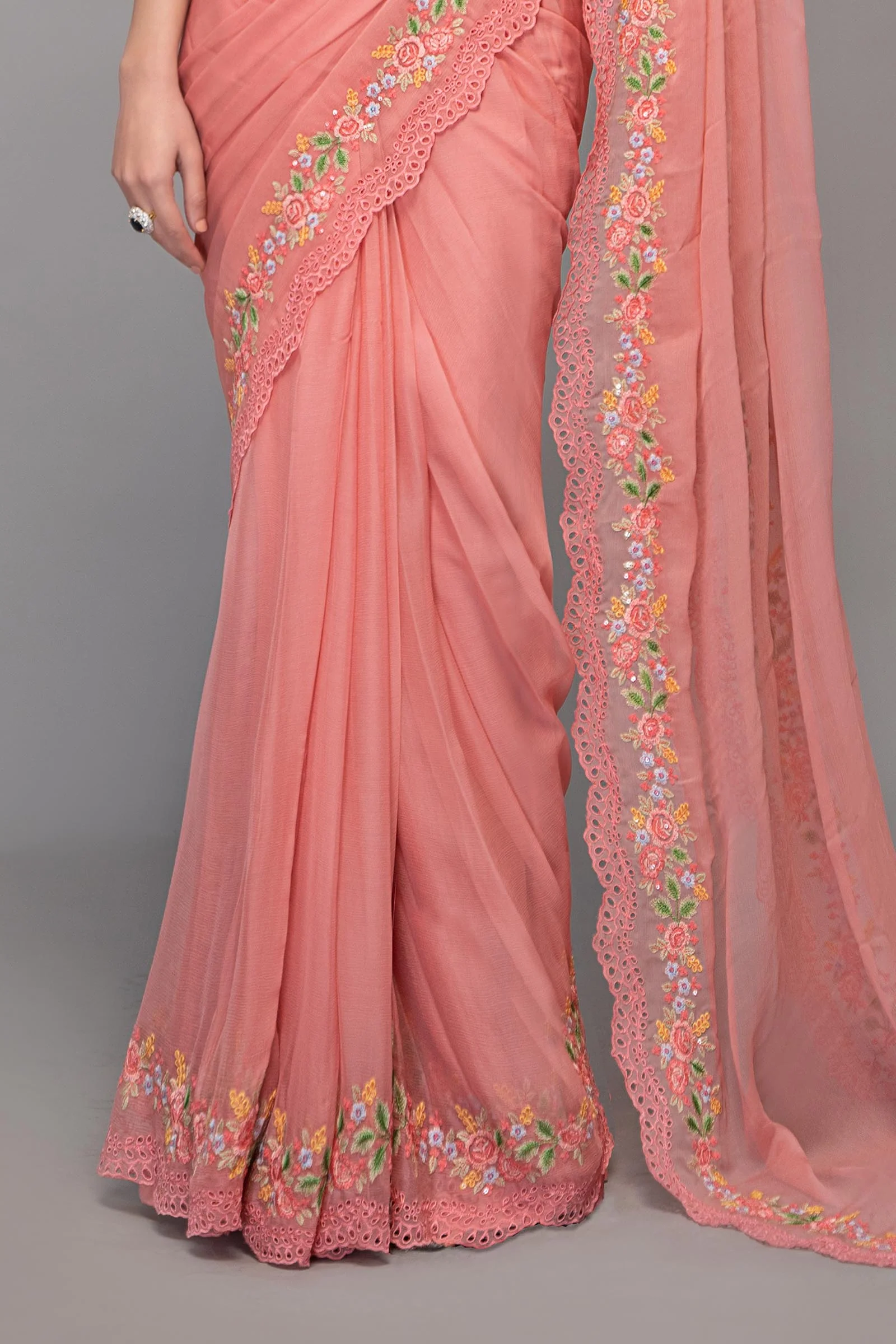 Saree Pink SF-EF23-31 - Image 4