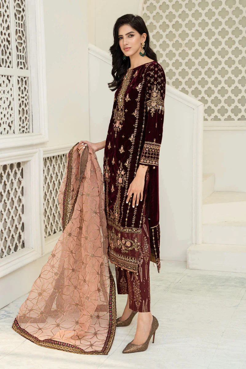 Suit Maroon SF-W22-03 - Image 3
