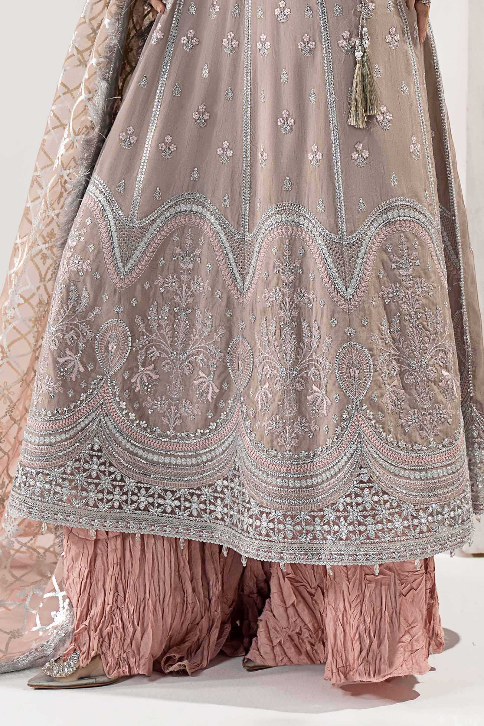 3 Piece Embroidered Raw Silk Suit - Image 5