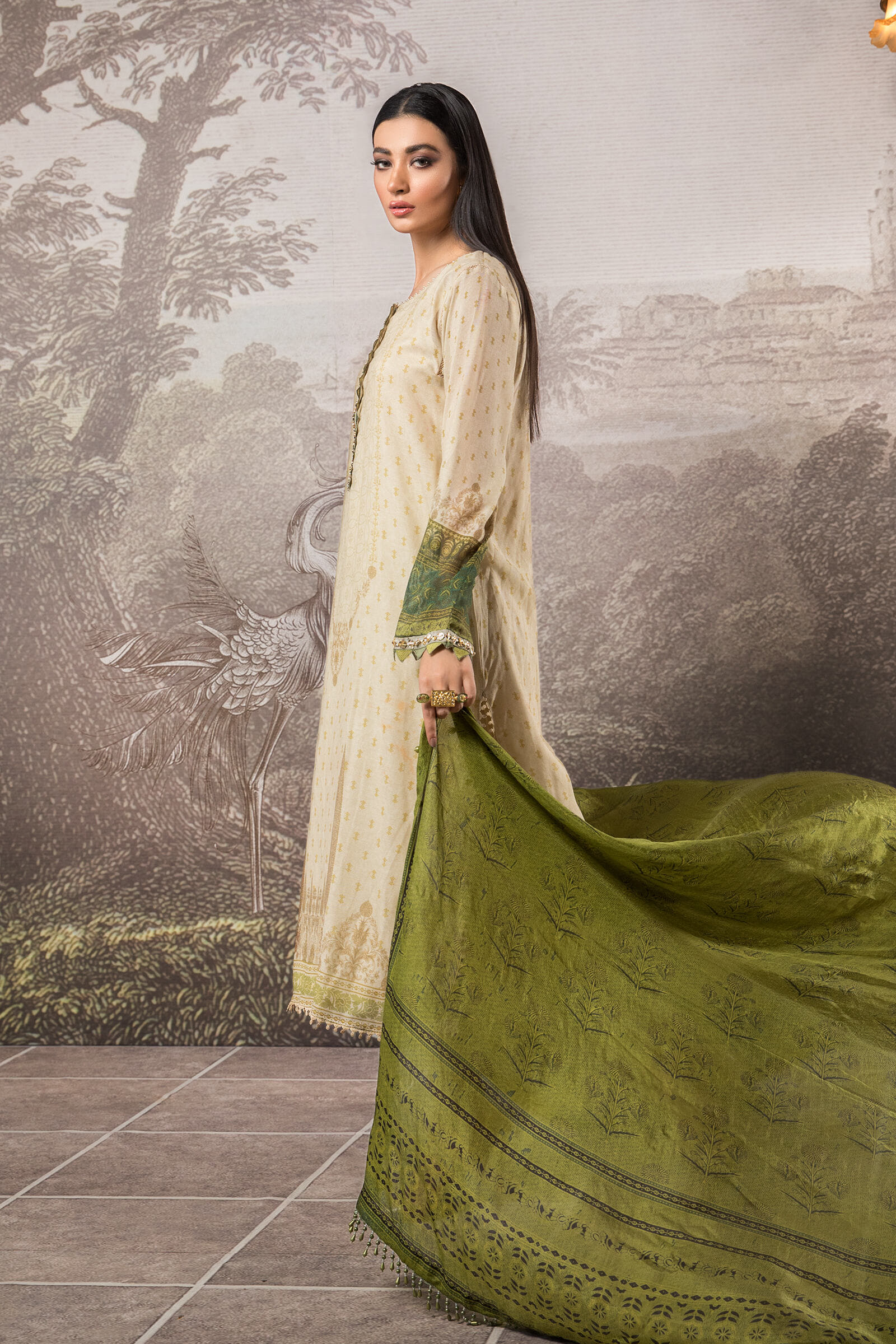 Unstitched Silk Net - SN-104 - Image 2
