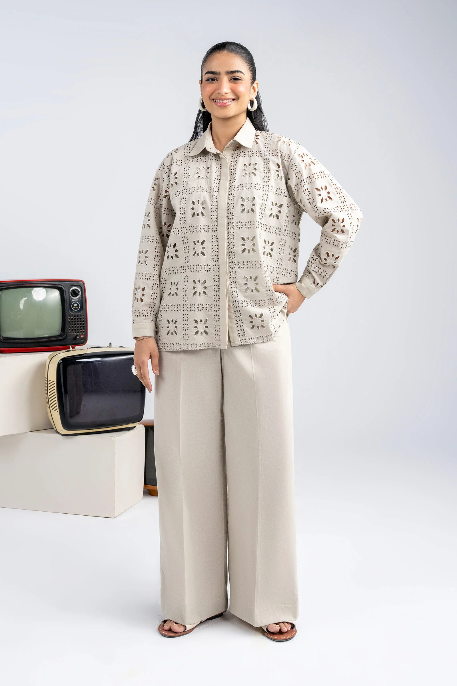 Schiffli Co-Ord Set