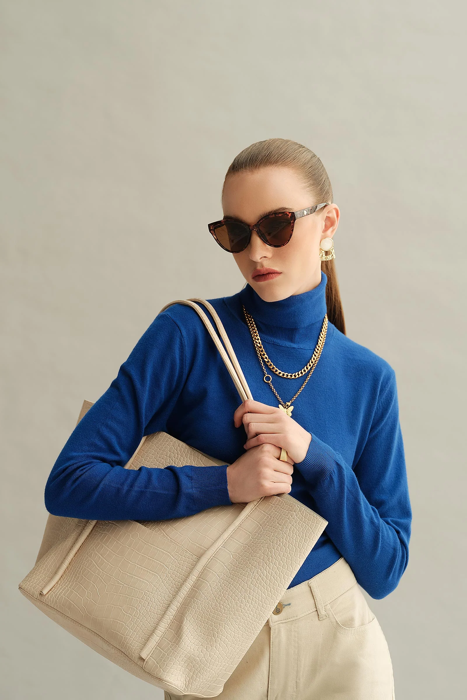 Turtle Neck Sweater (Free Size) - Image 3