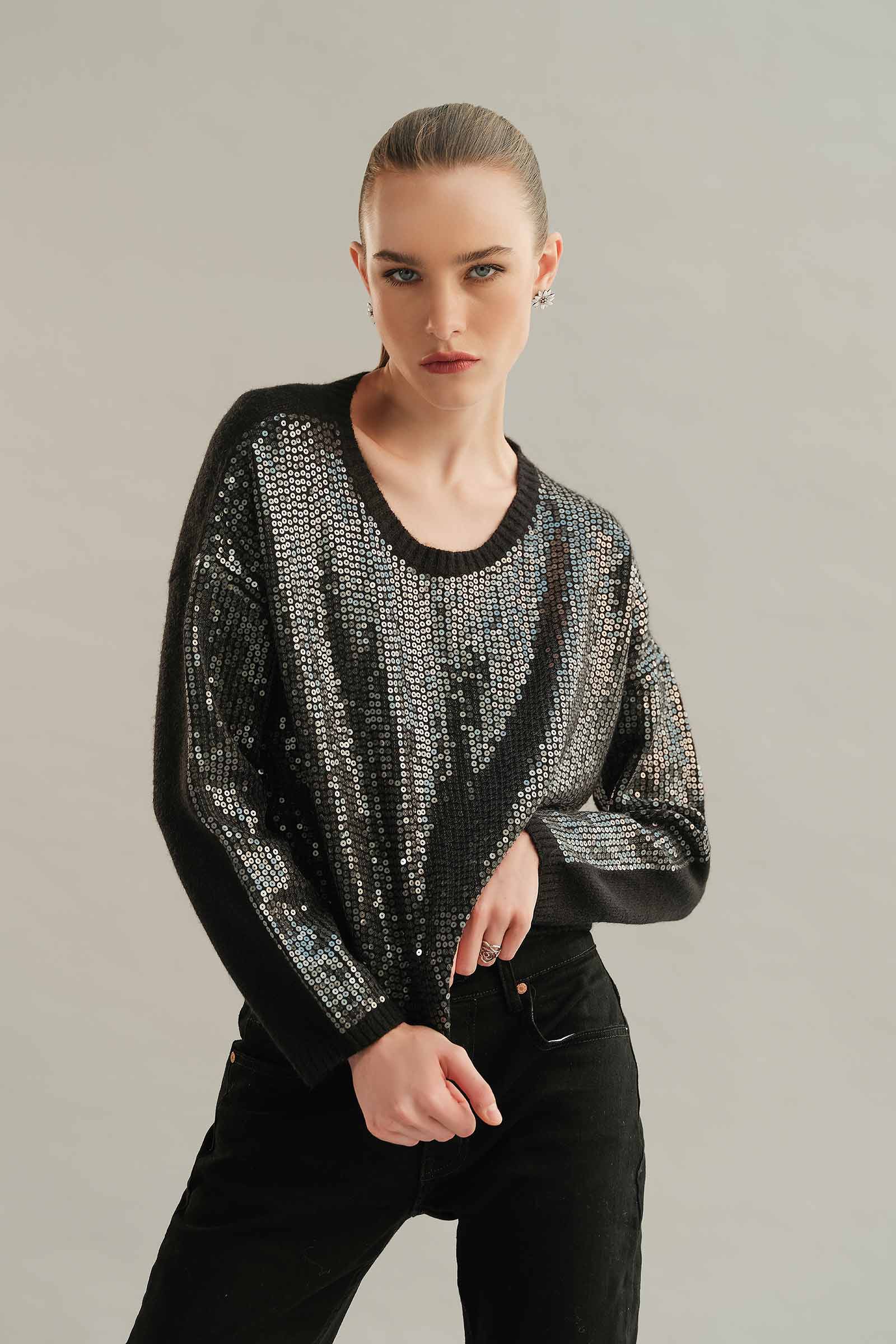 Sequin Sweater (Free Size) - Image 2
