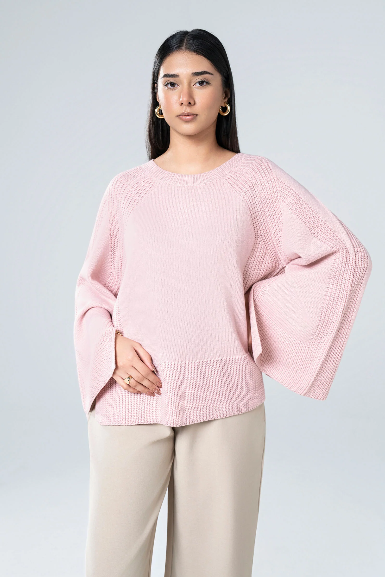 Relaxed Knit Sweater - Image 3