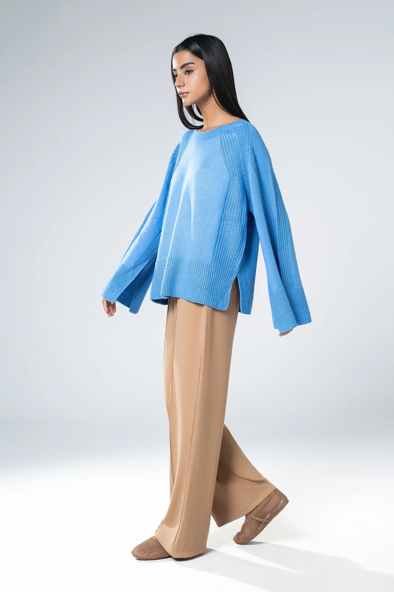 Relaxed Knit Sweater - Image 2
