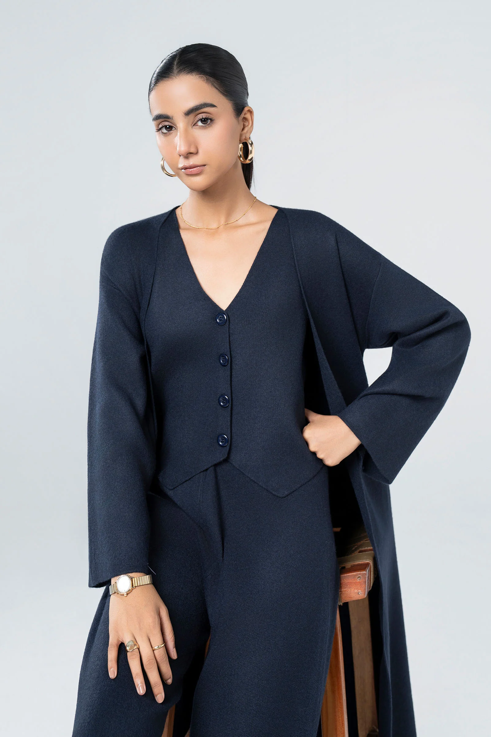 Knitted Cardigan Set - Image 8