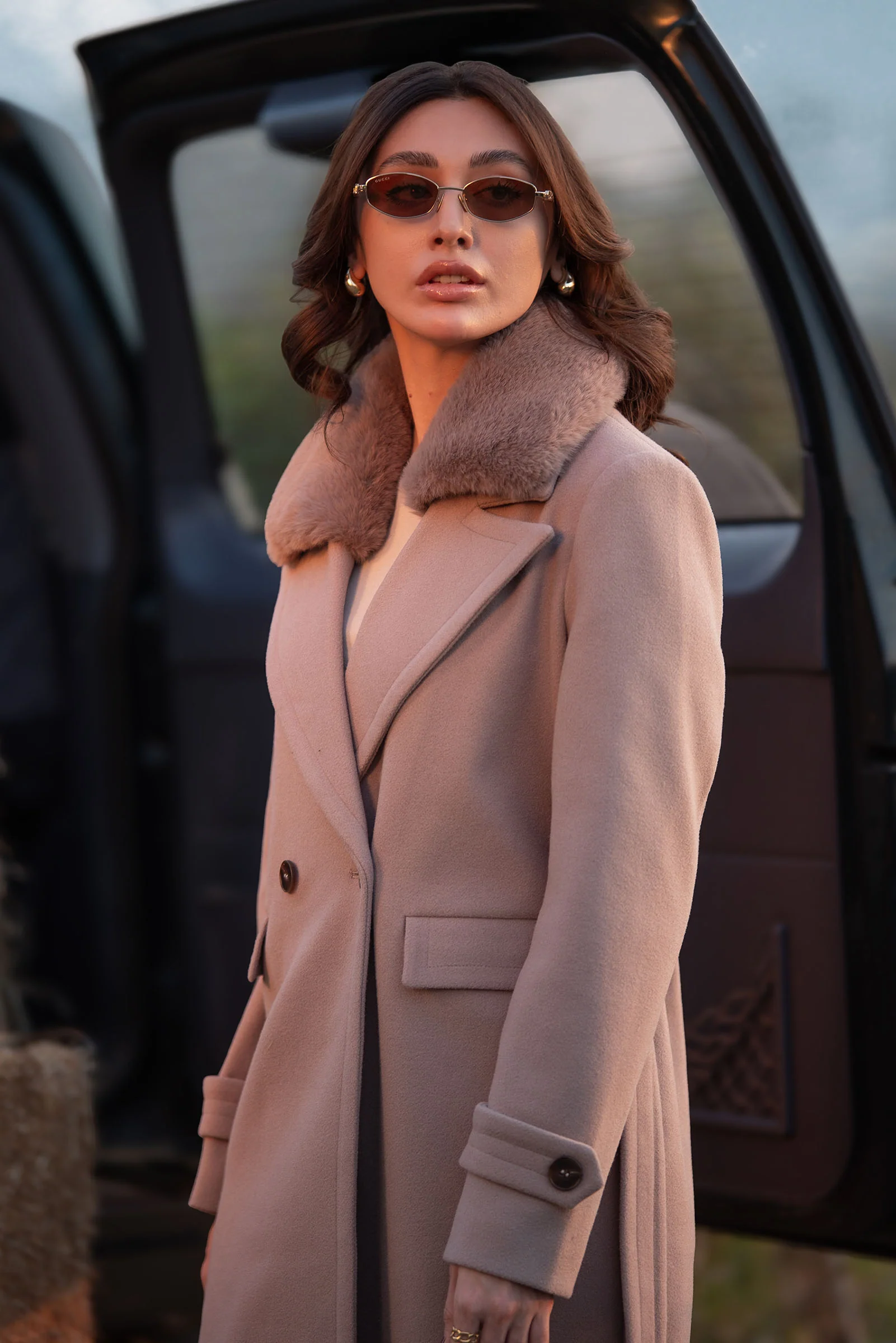 Belted Wool Coat - Image 4