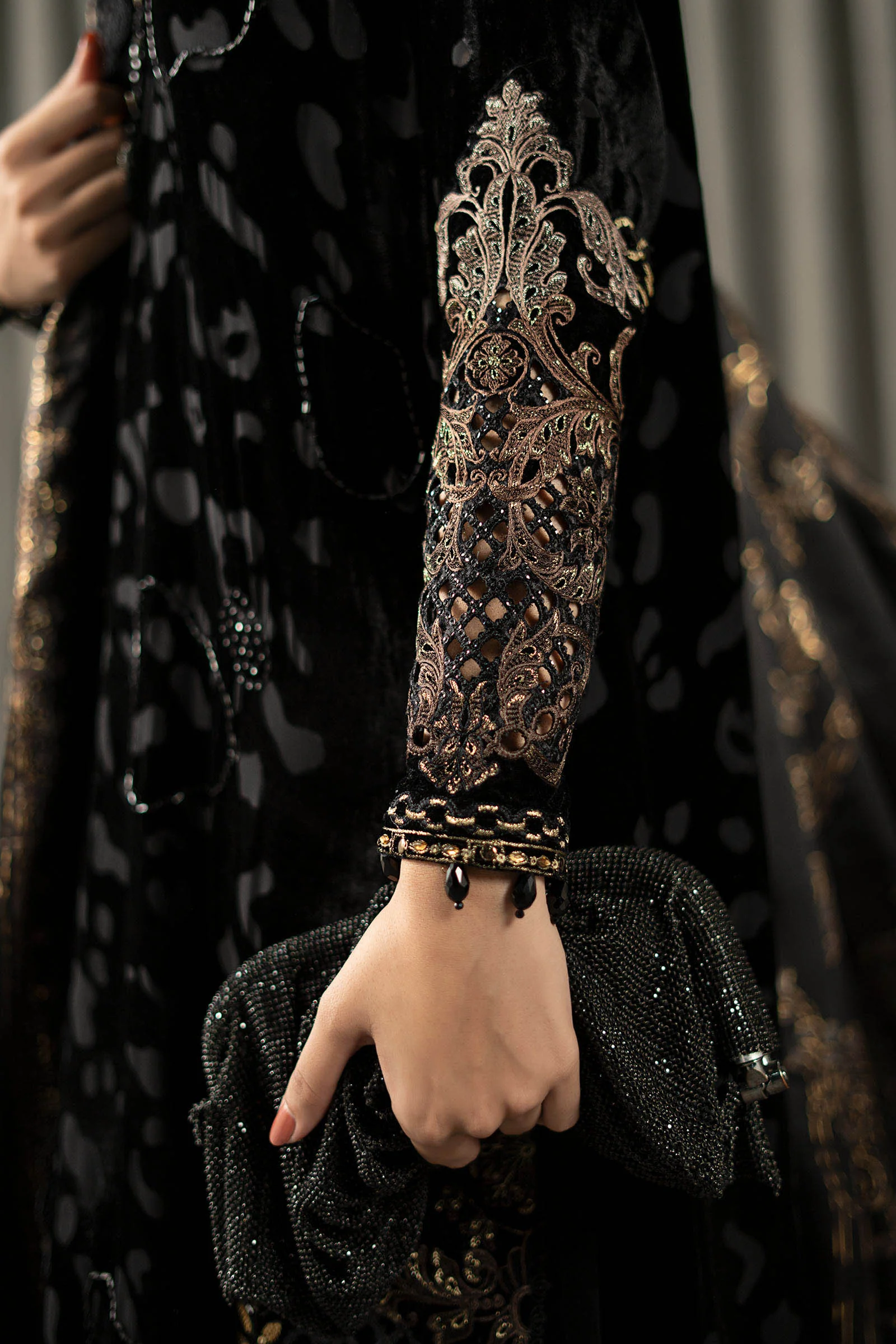 3 Piece Embroidered Palachi Suit - Image 5